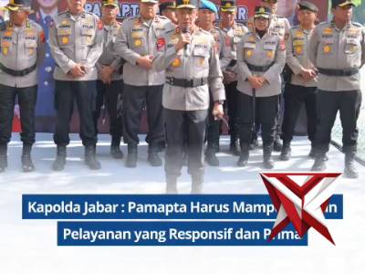 Kapolda Jabar : pamapta harus mampu berikan pelayanan yang responsif dan prima - PoliceTube