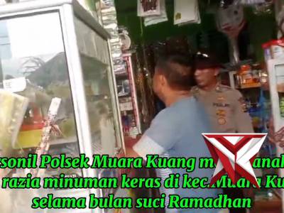 Razia miras ops pekat 2026 Polsek Muara Kuang