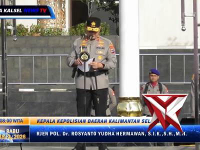 Kapolda Kalsel Pimpin Upacara Kesadaran Nasional - PoliceTube