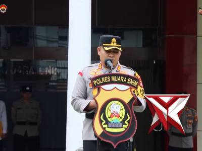 Apel Pemberian Penghargaan Pers Polres Muara Enim Yang Berprestasi - PoliceTube