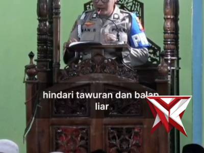 Khutbah keliling personil polres Pagar Alam