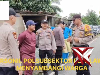 Personil Polsubsektor Pelalawan Melakukan Kegiatan Sambang - PoliceTube