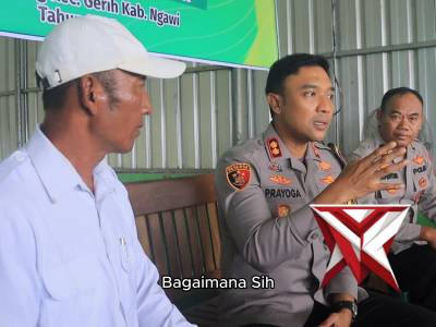 KAPOLRES NGAWI TINJAU ALAT PENGERING JAGUNG - PoliceTube