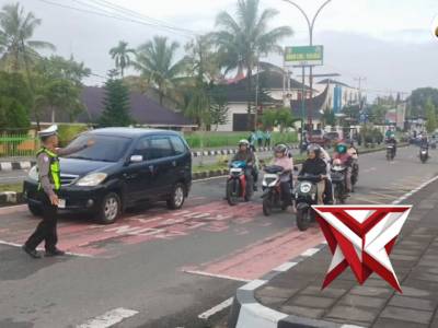 Commander Wish Polres Pasaman dalam rangka antisipasi Kamseltibcar Lantas - PoliceTube