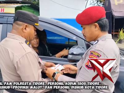 POLRESTA TIDORE OPERASI PENERTIBAN LALU LINTAS DI DUSUN LOLEO KEC. OBA TENGAH - PoliceTube