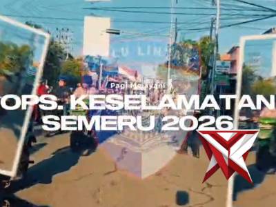 POLSEK WONOAYU SOSIALISASI OPS KESELAMATAN SEMERU 2026 KEPADA PENGENDARA DI JL. RAYA PILANG - PoliceTube