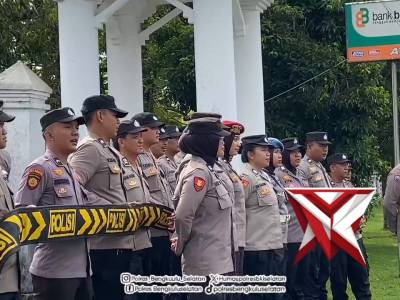 Pengamanan Aksi Damai di wilayah Hukum Polres Bengkulu Selatan