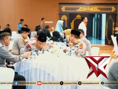 Gelar Buka Puasa Bersama Awak Media, Kapolda Sumsel Tegaskan Kemitraan Strategis - PoliceTube
