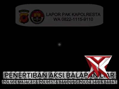 Polsek Majalaya melaksanakan kegiatan penertiban aksi balapan liar di wilayah hukum Polsek Majalaya