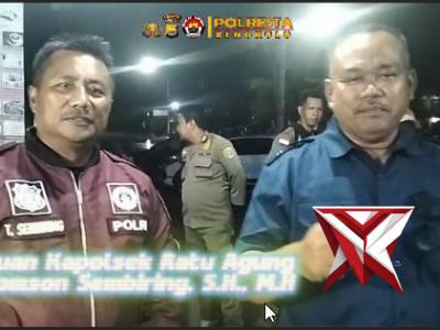 Koloborasi bapak Kabag Ops, Kapolsek Ratu Agung dan sat Pol PP laksanakan KRYD antisipasi Balap Liar - PoliceTube