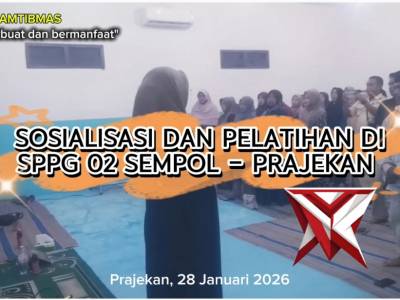 Bhabinkamtibmas Desa Sempol hadir dalam Sosialisasi dan Pelatihan di SPPG 02 Sempol Prajekan. - PoliceTube