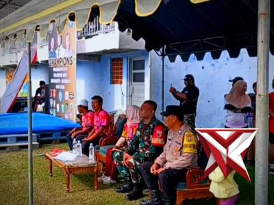 Bhabinkamtibmas Sukorejo Laksanakan Pengamanan CHAMPION Grassroots U-11 Tiga Pilar Desa Sukorejo
