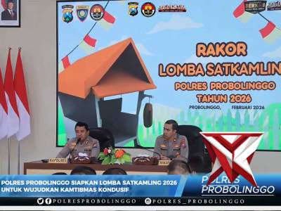 Polres Probolinggo Siapkan Lomba Satkamling 2026 Untuk Wujudkan Kamtibmas Kondusif - PoliceTube