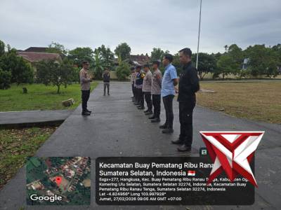 APEL PAGI POLSEK BANDING AGUNG