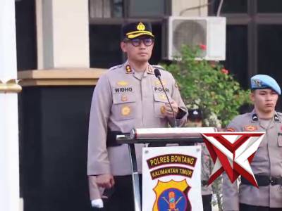 Polres Bontang gelar Upacara Hari Kesadaran Nasional - PoliceTube
