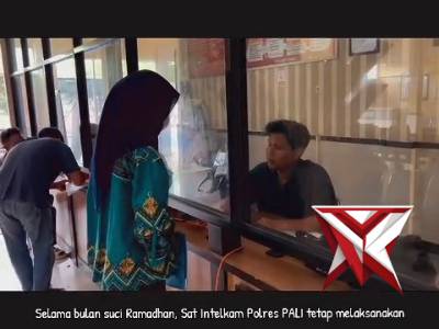 Pelayanan Penertiban Pembuatan SKCK dari Sat Intelkam Polres Pali