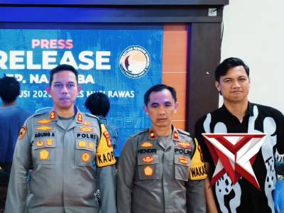 Kapolres Musi Rawas Amankan Pelaku Narkotika di Desa Tanah Periuk.