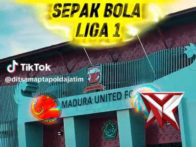 Pengamanan Liga 1 Arema Bs Madura United - PoliceTube