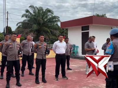 Fungsi Propam Polres Kobar Gelar Giat Gaktiblin di Polsek Kotawaringin Lama - PoliceTube