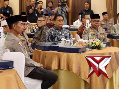 Mabes Polri menggelar buka bersama dengan insan pers
