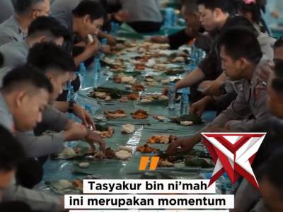 Polresta Bandung melaksanakan Tasyakur bin ni&rsquo;mah, kegitan ini merupakan momentum - PoliceTube