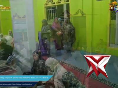 KAPOLSEK RAMBANG POLRES MUARA ENIM GIAT SHOLAT SUBUH KELILING - PoliceTube