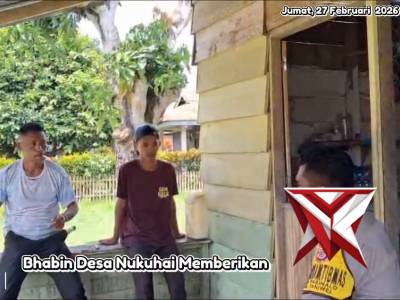 GIAT BHABINKAMTIBMAS POLSEK TANIWEL - PoliceTube