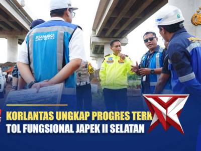 KORLANTAS UNGKAP PROGRES TERKINI TOL FUNGSIONAL JAPEK II SELATAN | NTMC POLRI - PoliceTube