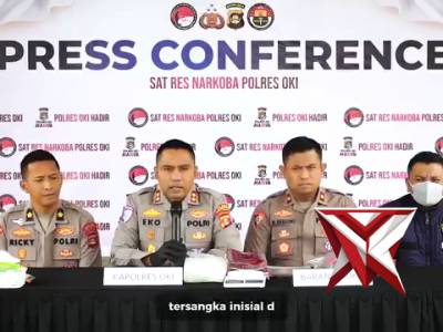 POLRES OKI GAGALKAN PEREDARAN 1 KG SABU, 2.000 JIWA TERSELAMATKAN! - PoliceTube