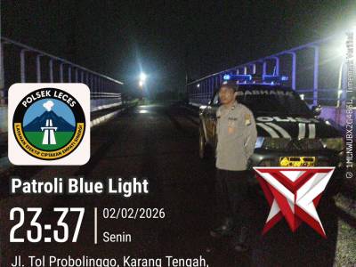 "Patroli Bluelight Polsek Leces, Menjaga Kamtibmas di Malam Hari" - PoliceTube