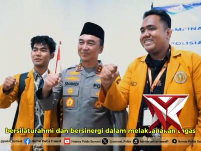 Kapolda Sumatera Selatan silahturahmi dgn para tokoh agama dan pimpinan organisasi keagamaan.