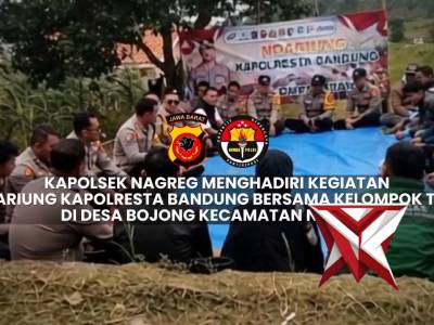 Kapolsek Nagreg Hadiri Kegiatan "Ngariung Kapolresta Bandung Bersama Kelompok Tani" di Desa Bojong - PoliceTube