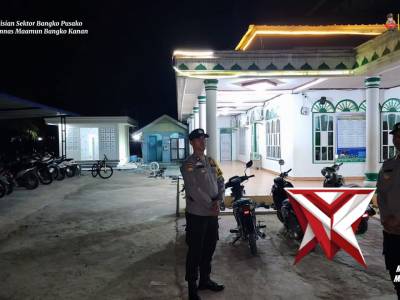 polsek bangko pusako melaksanakan patroli rutin