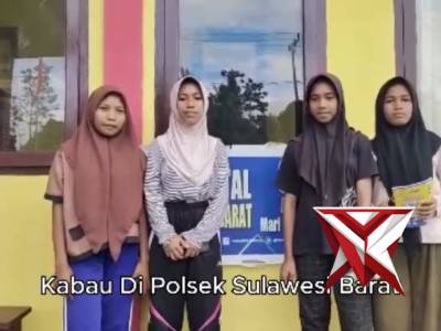 MASYARAKAT DESA KABAU MENGUCAPKAN TERIMA KASIH KEPADA KAPOLRES SULA DDENGAN ADANYA POJOK DIGITAL