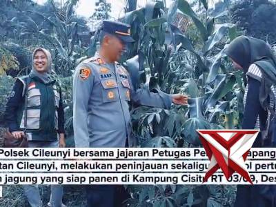 Kegiatan peninjauan tersebut dilakukan oleh Kapolsek Cileunyi bersama personel - PoliceTube