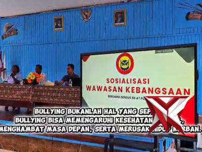 100 Siswa SMA Negeri 01 Nabire Diberi Edukasi Pencegahan Radikalisme