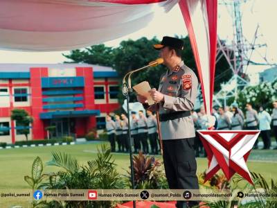 Kapolda Sumsel Irjen Pol. Dr. Sandi Nugroho, S.I.K., S.H., M.Hum Pimpin Upacara Hari Kesadaran Nasio