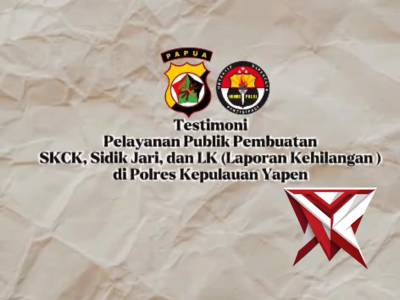 Testimoni Pelayanan Publik Pembuatan SKCK, Sidik Jari Dan LK (Laporan Kehilangan)