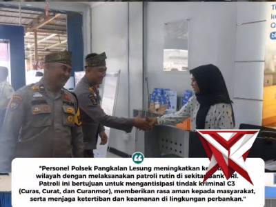 Patroli Antisipasi C3 Polsek Pangkalan Lesung - PoliceTube