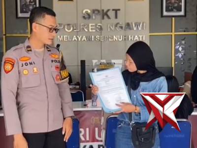 Pelayanan STLK (Surat Tanda Lapor Kehilangan) di Polres Ngawi.