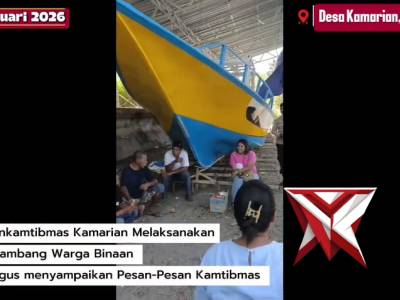 GIAT BHABINKAMTIBMAS POLSEK KAIRATU - PoliceTube