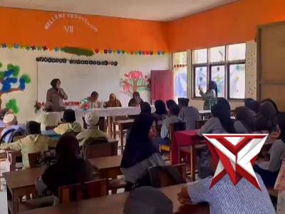 KAPOLSEK TANIWEL MELAKSANAKAN KEGIATAN SOSIALISASI KUHP. - PoliceTube