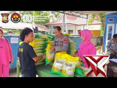 Polres Seluma mengikuti Kick off Launching Gerakan Pangan Murah Serentak se-Indonesia