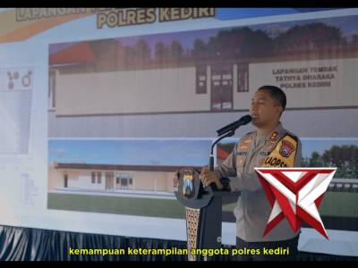 Polres Kediri Resmi Mulai Pembangunan Lapangan Tembak Tathya Dharaka
