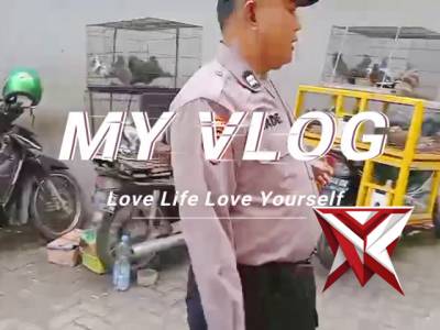 anggota samapta Polsek Waru sambang pasar burung di pasar wadungasri - PoliceTube