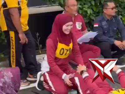 TES JASMANI BERKALA BAGI PERS POLRES OKU.