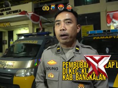 PEMBUBARAN BALAP LIAR DI KEC. KLAMPIS KAB. BANGKALAN