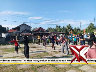 Kerja bakti dan olahraga bersama masyarakat - PoliceTube