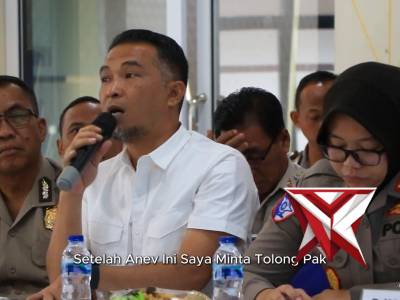 Kegiatan Analisa dan Evaluasi (Anev) Sitkamtibmas mingguan Polres Ngawi - PoliceTube