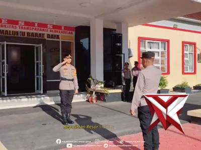 Upacara Hari kesadaran Polres Maluku Barat Daya